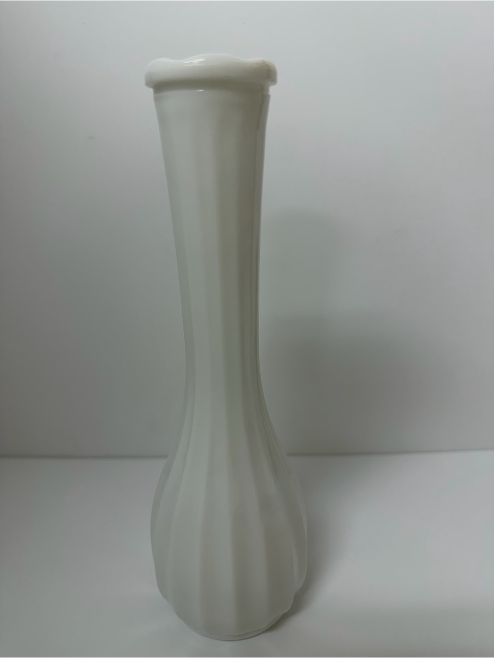 CLG CO Milk Glass flower vase